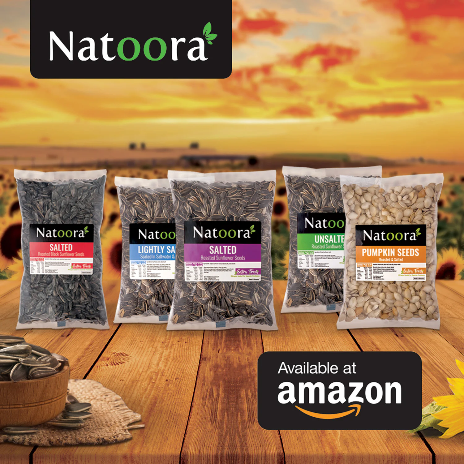 Natoora super seeds mix product creative
