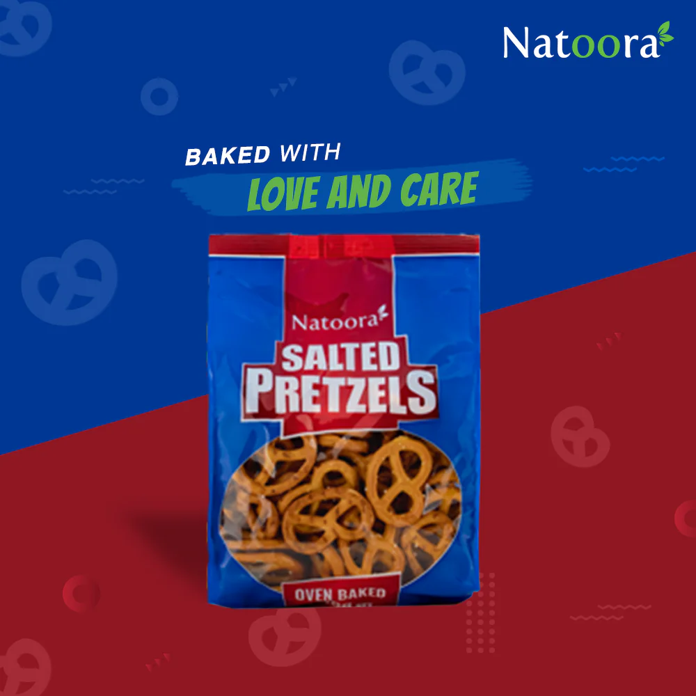 Natoora pretzel product creative
