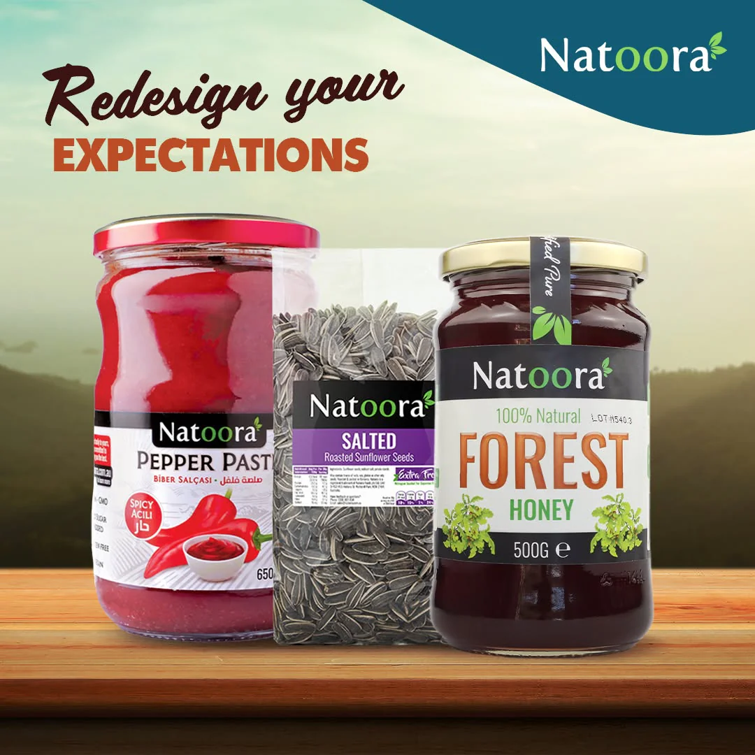 Natoora social media campaign post