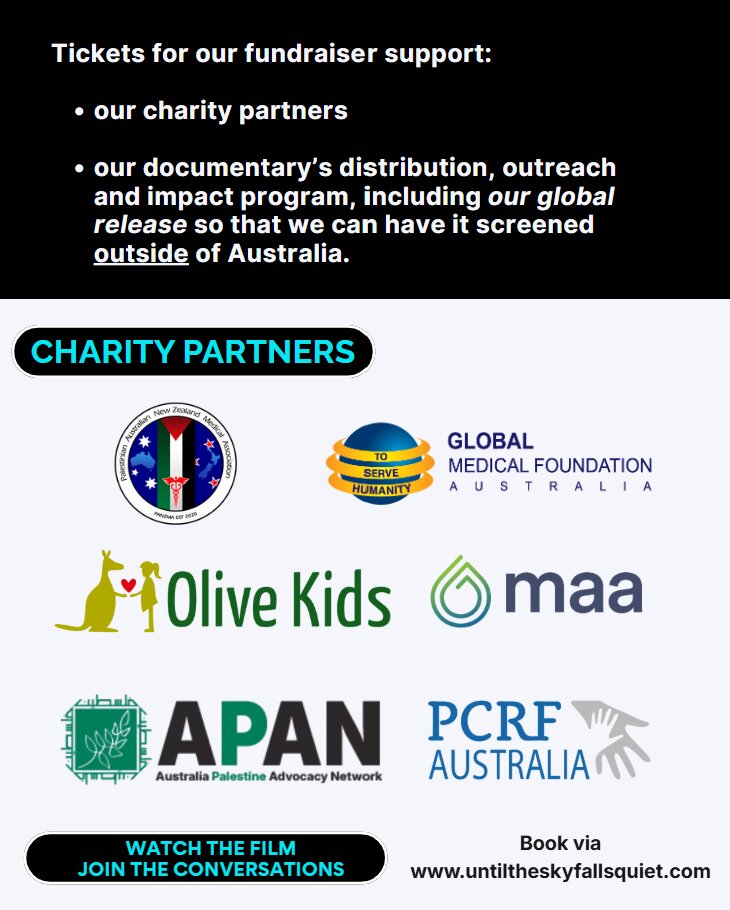 Until The Sky Falls Quiet — charity partners