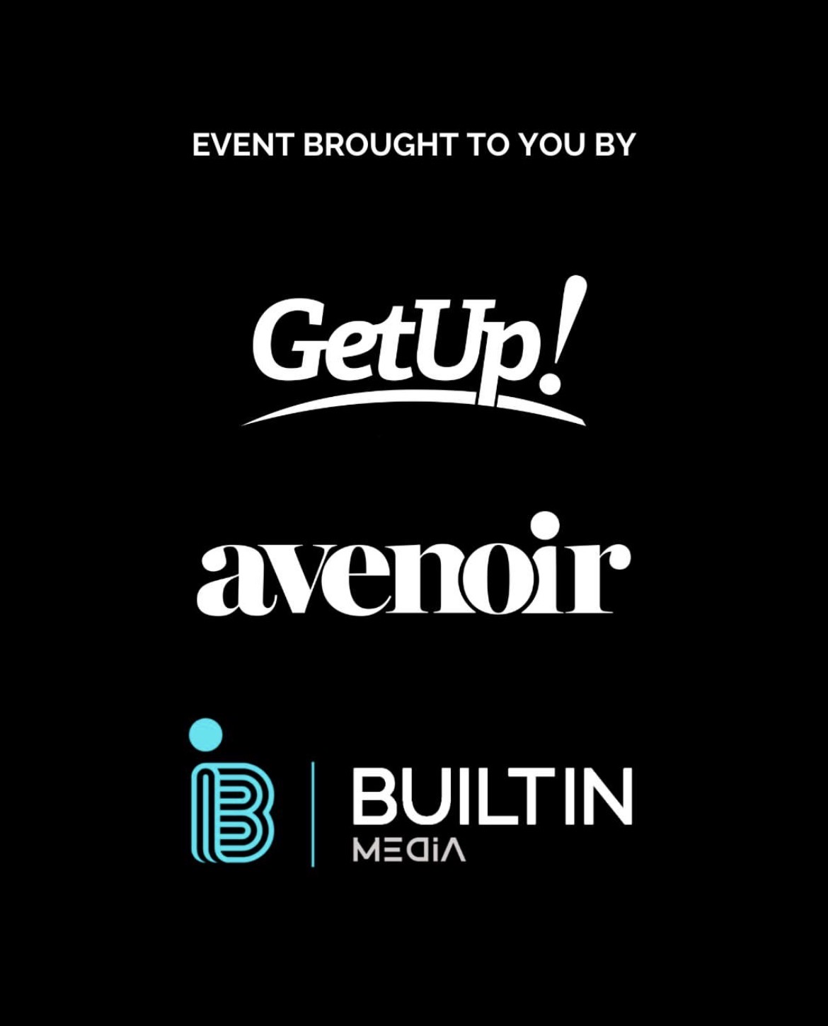 Until The Sky Falls Quiet — event partners: GetUp!, avenoir and Built In Media