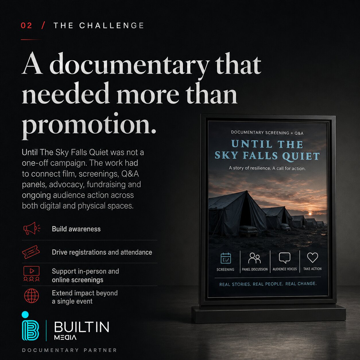 The challenge — a documentary that needed more than promotion