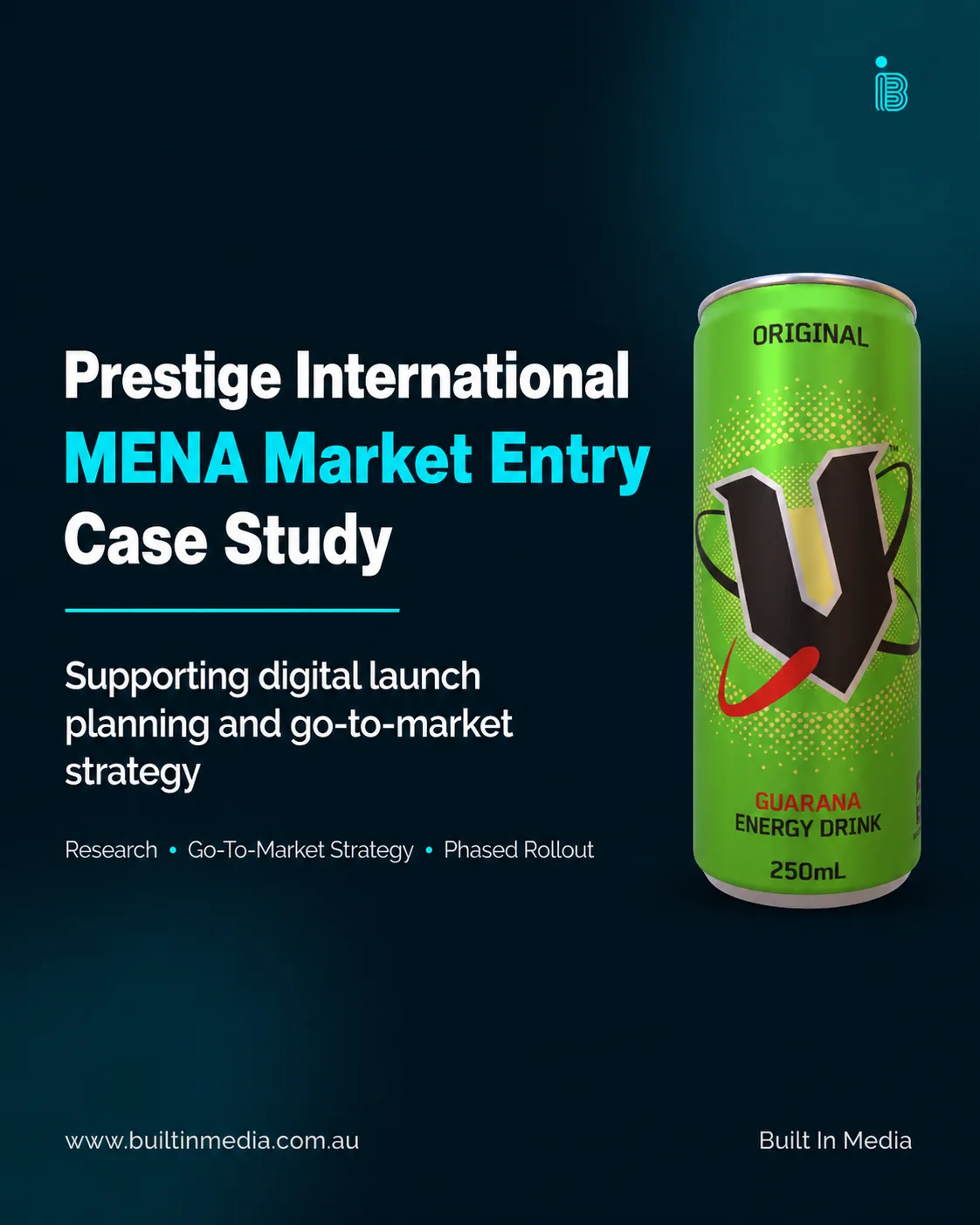Prestige International — V Energy MENA market-entry case study cover